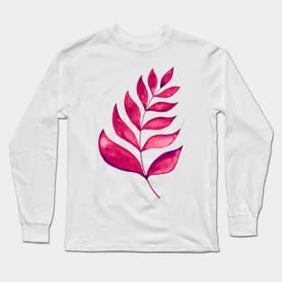 Simple branch - magenta Long Sleeve T-Shirt